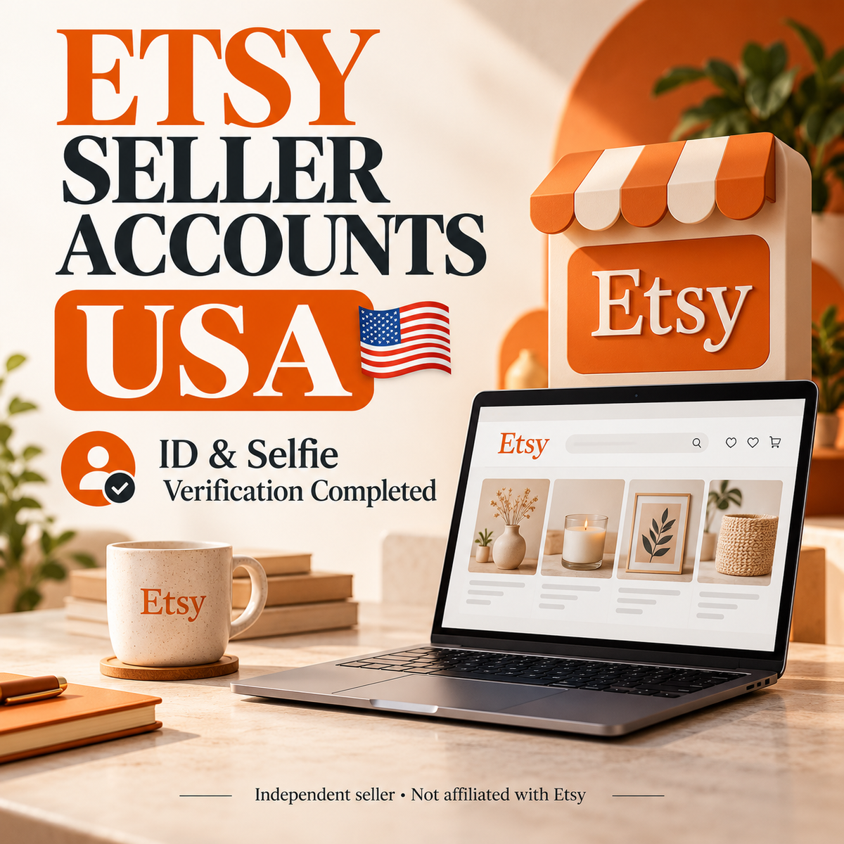 Etsy Seller account Fully Verified USA